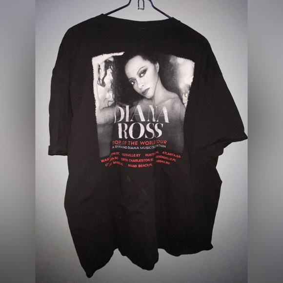 Diana Ross Top of the world Tour music T shirt - Picture 2 of 5
